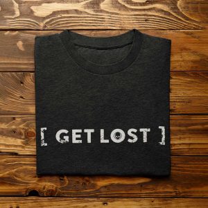 Get Lost Tee from Haunts & Hollows