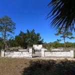 A family plot at Lake Helen Cemetery