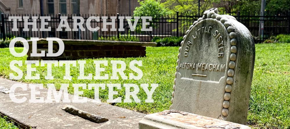 Old Settlers Cemetery in Charlotte, North Carolina